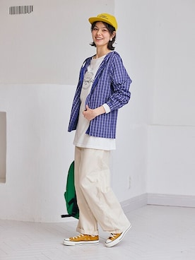 nissen Smile Modelsさん（レディース・166cm）の春コーディネート