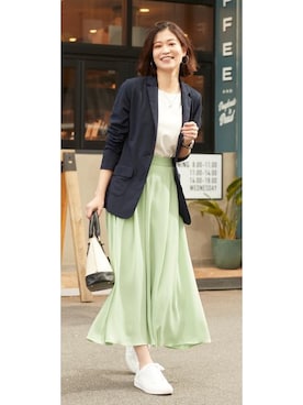 nissen Smile Modelsさん（レディース・167cm）の春コーディネート