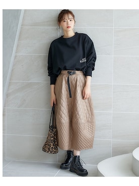 nissen Smile Modelsさん（レディース・166cm）の秋コーディネート