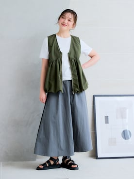 nissen Smile Modelsさん（レディース・164cm）の春コーディネート