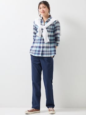 nissen Smile Modelsさん（レディース・168cm）の春コーディネート