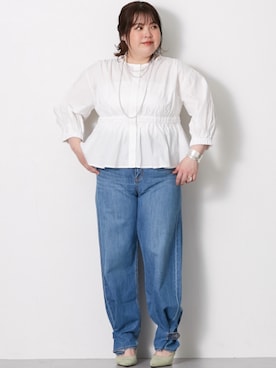 nissen Smile Modelsさん(レディース・158cm)の春コーディネート