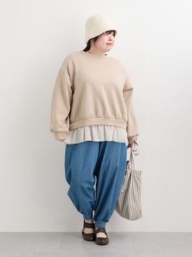 nissen Smile Modelsさん（レディース・158cm）の春コーディネート