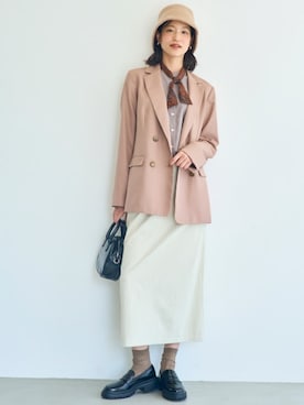 nissen Smile Modelsさん（レディース・167cm）の秋コーディネート