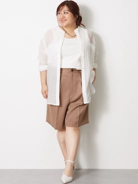 nissen Smile Modelsさん（レディース・155cm）の冬コーディネート