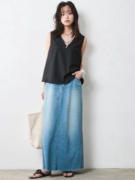 「Denim」｜nissen Smile Modelsさん（レディース・163cm）の春コーディネート