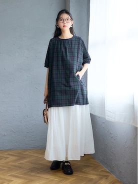 nissen Smile Modelsさん（レディース・167cm）の春コーディネート