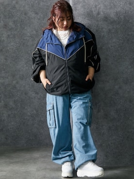 nissen Smile Modelsさん（レディース・155cm）の冬コーディネート