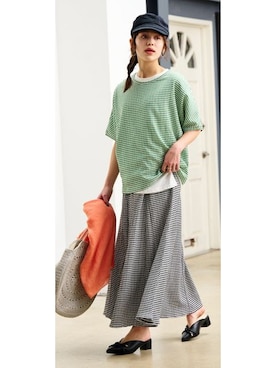 nissen Smile Modelsさん（レディース・167cm）の春コーディネート