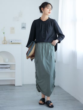 nissen Smile Modelsさん（レディース・165cm）の夏コーディネート