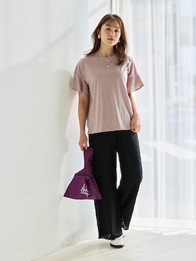 nissen Smile Modelsさん（レディース・167cm）の春コーディネート