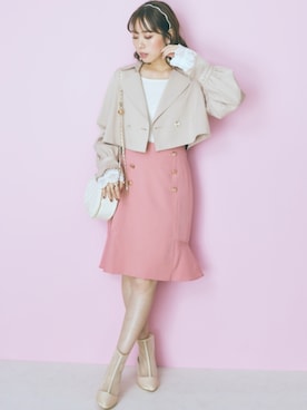 nissen Smile Modelsさん（レディース・162cm）の冬コーディネート