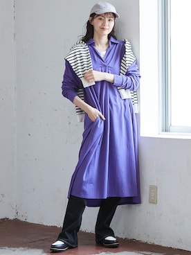 nissen Smile Modelsさん（レディース・167cm）の夏コーディネート