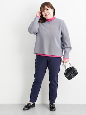nissen Smile Modelsさん（レディース・158cm）の冬コーディネート