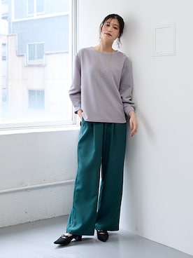 nissen Smile Modelsさん（レディース・168cm）の夏コーディネート