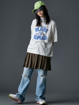 nissen Smile Modelsさん（レディース・163cm）の夏コーディネート