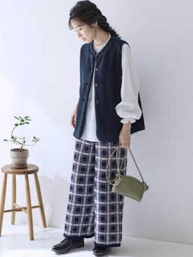 nissen Smile Modelsさん（レディース・164cm）の秋コーディネート