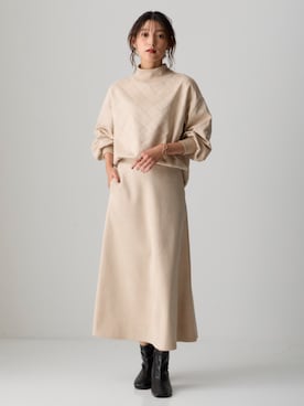 「nissen（ニッセン）のアイテム」を使った、nissen Smile Modelsさん（レディース・170cm）の秋コーディネート