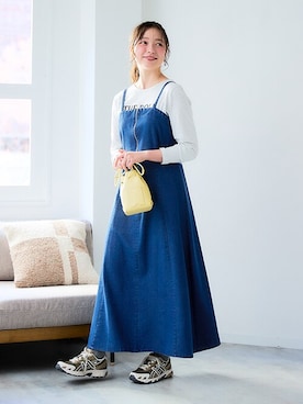 nissen Smile Modelsさん（レディース・164cm）の春コーディネート