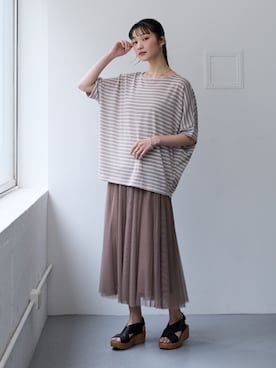 nissen Smile Modelsさん(レディース・166cm)の春コーディネート