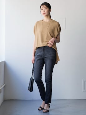 nissen Smile Modelsさん（レディース・166cm）の春コーディネート