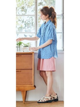 nissen Smile Modelsさん（レディース・162cm）の春コーディネート