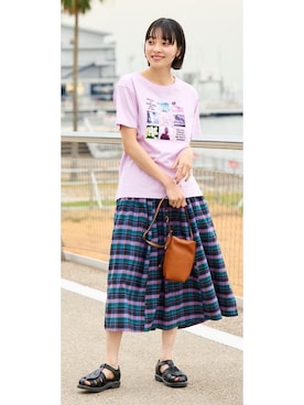 大きいサイズ インド綿100%ロングスカート（ゆったりヒップ