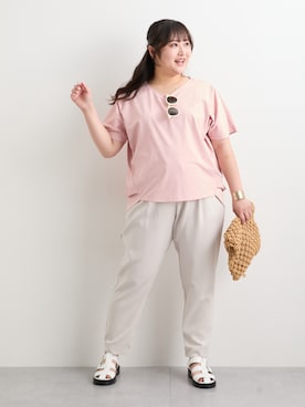 「nissen（ニッセン）のアイテム」を使った、nissen Smile Modelsさん（レディース・160cm）の春コーディネート