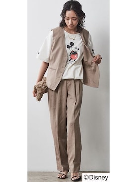 nissen Smile Modelsさん(レディース・167cm)の春コーディネート