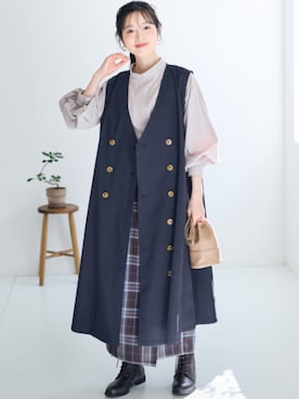 nissen Smile Modelsさん（レディース・164cm）の冬コーディネート