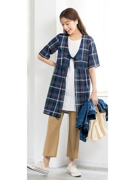 nissen Smile Modelsさん（レディース・167cm）の春コーディネート