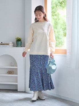 nissen Smile Modelsさん（レディース・160cm）の冬コーディネート