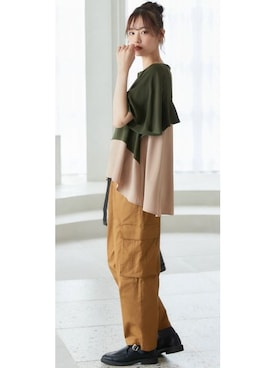 nissen Smile Modelsさん（レディース・166cm）の夏コーディネート