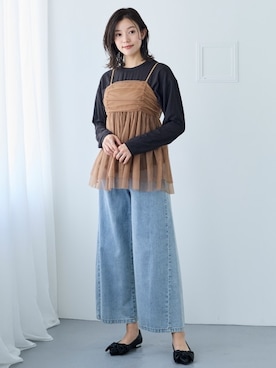 nissen Smile Modelsさん（レディース・167cm）の冬コーディネート