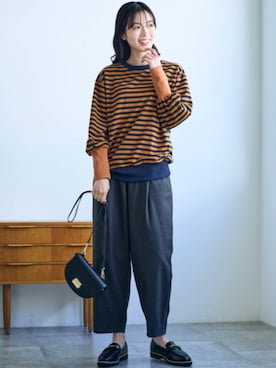 nissen Smile Modelsさん（レディース・164cm）の秋コーディネート
