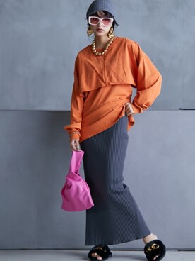 nissen Smile Modelsさん（レディース・163cm）の春コーディネート