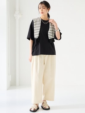 nissen Smile Modelsさん（レディース・165cm）の春コーディネート