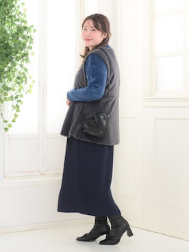 nissen Smile Modelsさん（レディース・170cm）の秋コーディネート