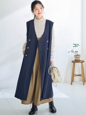 nissen Smile Modelsさん（レディース・164cm）の冬コーディネート