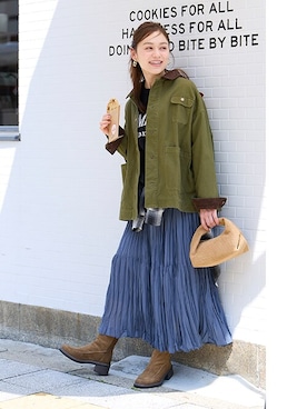 nissen Smile Modelsさん（レディース・167cm）の秋コーディネート