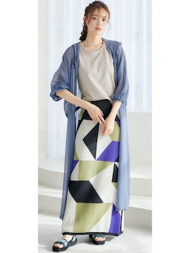 nissen Smile Modelsさん（レディース・166cm）の春コーディネート