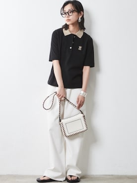 「Denim」｜nissen Smile Modelsさん（レディース・163cm）の夏コーディネート