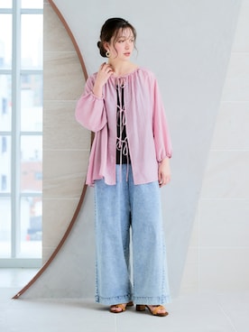 nissen Smile Modelsさん(レディース・164cm)の春コーディネート