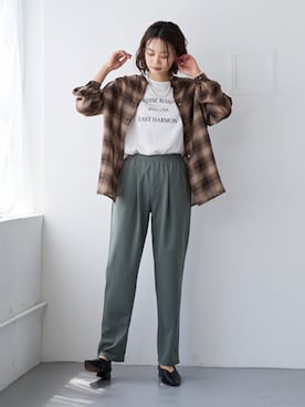 nissen Smile Modelsさん（レディース・167cm）の秋コーディネート