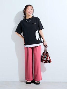 nissen Smile Modelsさん(レディース・160cm)の春コーディネート
