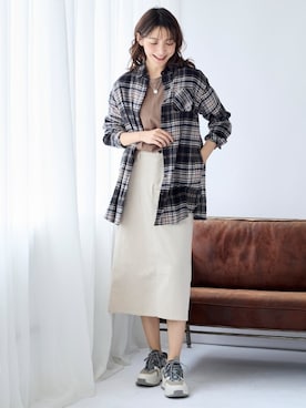 nissen Smile Modelsさん（レディース・170cm）の秋コーディネート