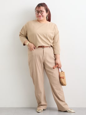 nissen Smile Modelsさん(レディース・155cm)の春コーディネート