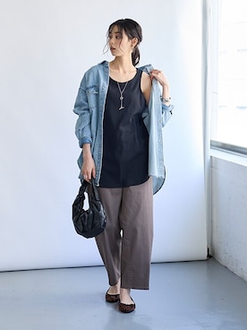 nissen Smile Modelsさん（レディース・165cm）の夏コーディネート