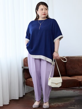 nissen Smile Modelsさん（レディース・158cm）の春コーディネート