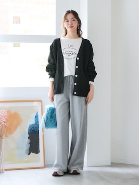 「nissen（ニッセン）のアイテム」を使った、nissen Smile Modelsさん（レディース・164cm）の秋コーディネート